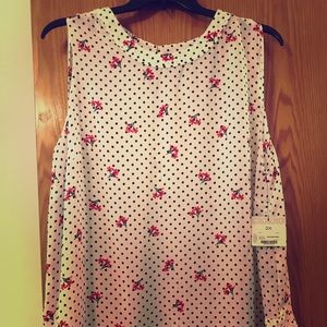 Plus size sleeveless shell Liz Claiborne